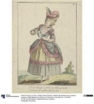 Gallerie des Modes et du Costume Français: Petite Maitresse en Robe à la Polonaise. G.39