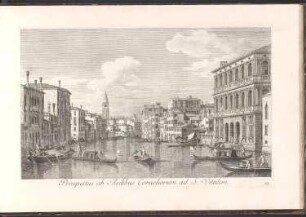 Venedig, 10. Prospectus ab Aedibus Corneliorum ad S. Vitalem.