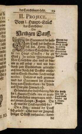 59-60, Das Sacrament der heiligen Tauff hat ...