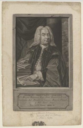 Bildnis des Georgius Christianus Gebauerus