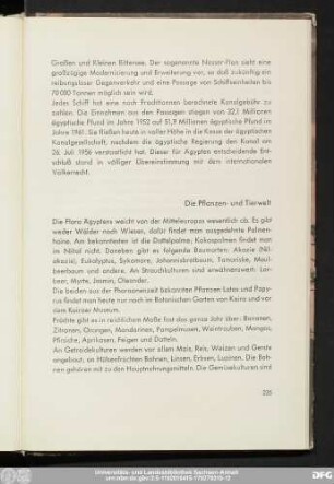 Die Pflanzen- und Tierwelt