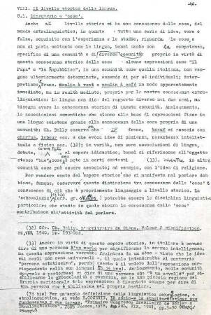 40, 8.1. Linguaggio e 'cose'