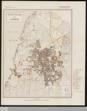 Stadtplan Von Latakia