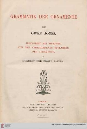 Grammatik der Ornamente
