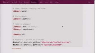 Shine on R: Geospatial data processing the /Ahh/R way