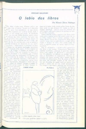 Prosas galegas : O labio dos libros