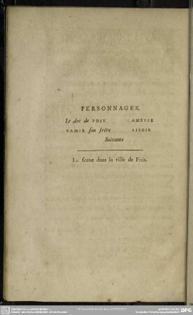 Personnages