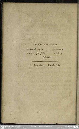 Personnages