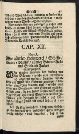 Cap. XII. Num. I. - XIII.