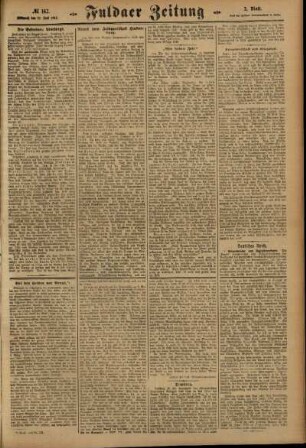 Zweite Ausgabe vom Mittwoch, den 23. Juni 1915.