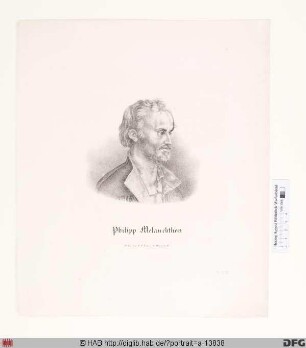 Bildnis Philipp Melanchthon (eig. Schwarzerdt)