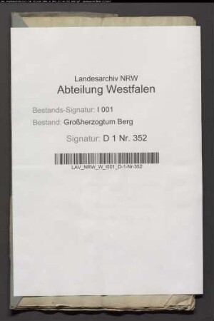 Die Mehrpacht der vormaligen Eigenbehörigen der Rentei Warendorf