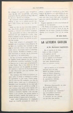 La leyenda gaucha