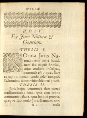 Ex Iure Naturae & Gentium