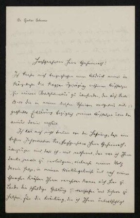 Bl. 27-28: Brief von Gustav Schwarz an Rudolf von Jhering, Budapest, 18.3.1888
