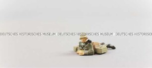 Massefigur: LMG-Schütze, liegend, Dreibein auf dem Rücken
