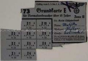 Fragment einer Lebensmittelgrundkarte