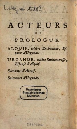Amadis : Tragédie en musique