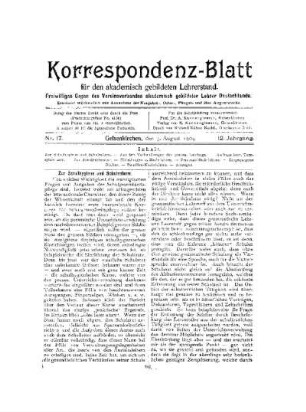 Zur Schulhygiene und Schulreform