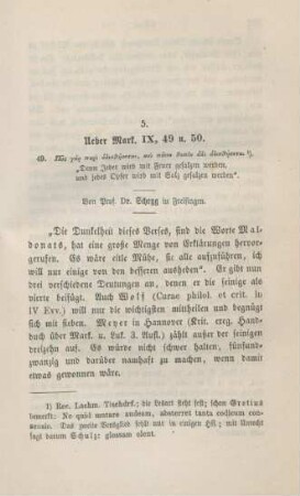 301-316 Ueber Mark. IX. 49 und 50