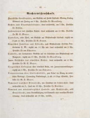 11-13, Rechtswissenschaft