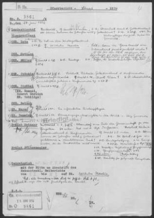 Schnait mit Baach: Visitationsbericht mit Pfarrbericht 1954