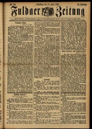 Ausgabe vom Samstag, den 17. Juni 1893.
