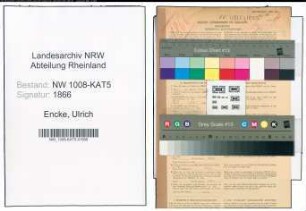 Entnazifizierung Ulrich Encke , geb. 11.04.1897 (Fabrikdirektor)