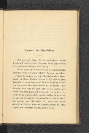 Vorwort des Bearbeiters.
