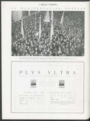 La manifestación popular