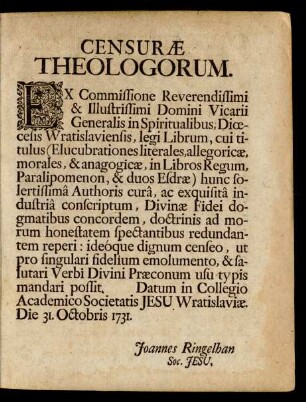 Censurae Theologorum