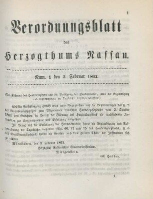 3. Februar-31. December = Num. 1-21
