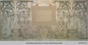 Serie von Sgraffiti mit Groteskendekoration, Jagdszenen und Wappen der Medici und Lorena