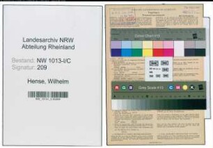 Entnazifizierung Wilhelm Hense , geb. 14.06.1910 ()