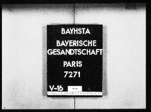 Schuh, Joseph, pensionierter Zollexpeditor in Regensburg, gegen Sabroux, Marktinspektor in Paris
