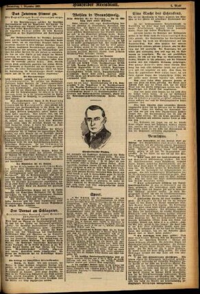 Zweite Ausgabe vom Donnerstag, den 01. Dezember 1927.