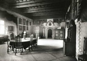 Schloss Rochsburg : Rochsburg. Schloss. Alter Rittersaal (Ahnensaal)