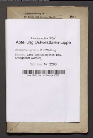 Erblasser: Schwinge, Wilhelm; Erblasser: Schwinge, Sophie Caroline, geb. Flechtner:
