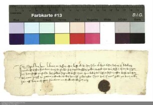 Quittung Apels von Haun für Ludwig, Mönch in Frauenberg
