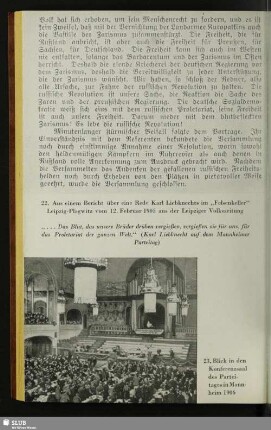 23. Blick in den Konferenzsaal des Parteitages in Mannheim 1906
