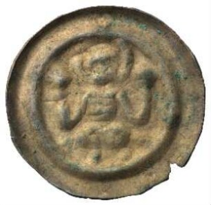 Fundmünze, Brakteat, 1254 - 1295