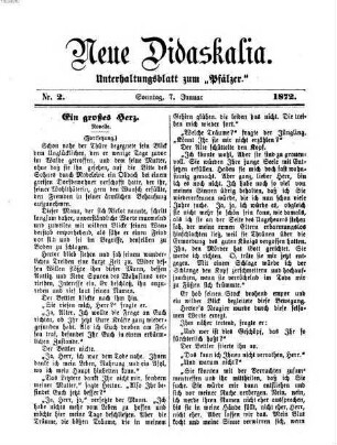 Neue Didaskalia : Unterhaltungsblatt. 1872
