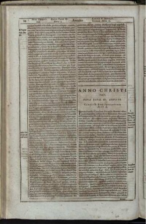 Anno Christi 1537. Pauli Papae III. Anno III. Caroli V. Rom. Imperatoris Anno 17