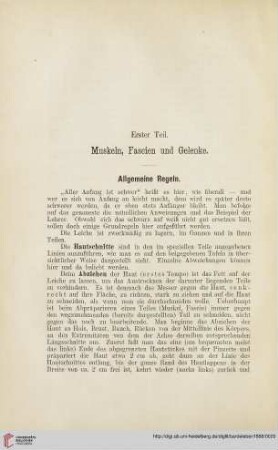 Erster Teil: Muskeln, Fascien und Gelenke