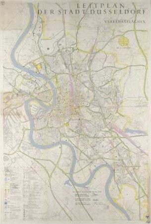 Leitplan der Stadt Düsseldorf, Verkehrsflächen
