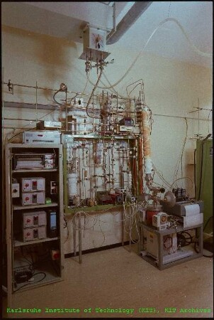 Unbekannter Versuchsaufbau im Institut für Radiochemie (IRCh)