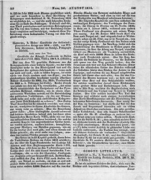 Bechstein, L.: Luther. Ein Gedicht. Frankfurt a. M.: Sauerländer 1834