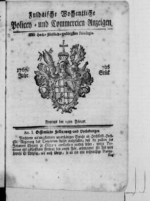 7tes Stück, Ausgabe vom 13. Februar 1767