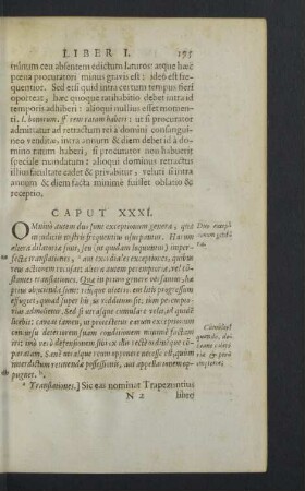 Caput XXXI. - XXXIV.