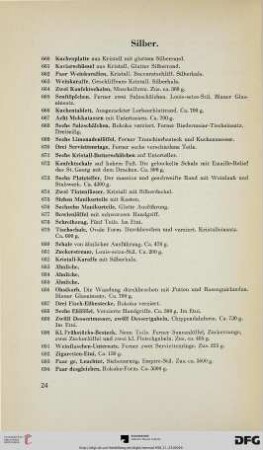 Silber (Nr. 660-731)